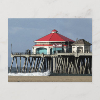 Ruby's Diner Huntington Beach Pier Postcard