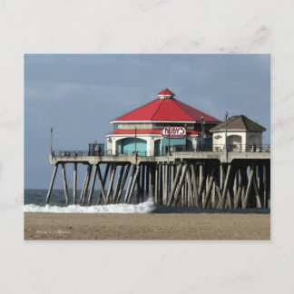 Ruby's Diner - Huntington Beach Pier Postcard