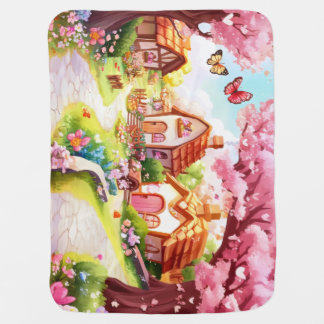 Ruby's Peaceful Village Baby Blanket