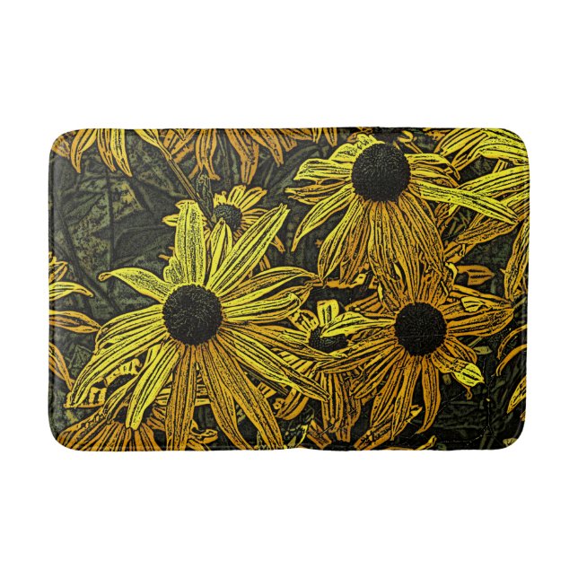 RUDBECKIA BATHROOM MAT (Front)