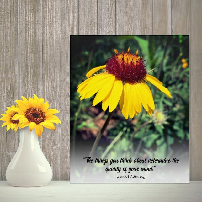 Rudbeckia Black-eyed Susan Photo Personalized Acrylic Print (Creator Uploaded)