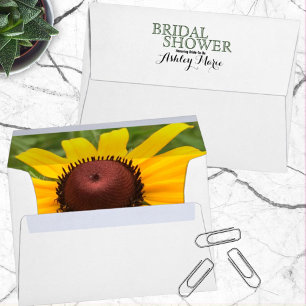 Rudbeckia Flower Close-Up Photograph Envelope