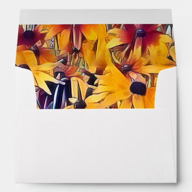 RUDBECKIA FLOWERS ENVELOPE (Back (Bottom))