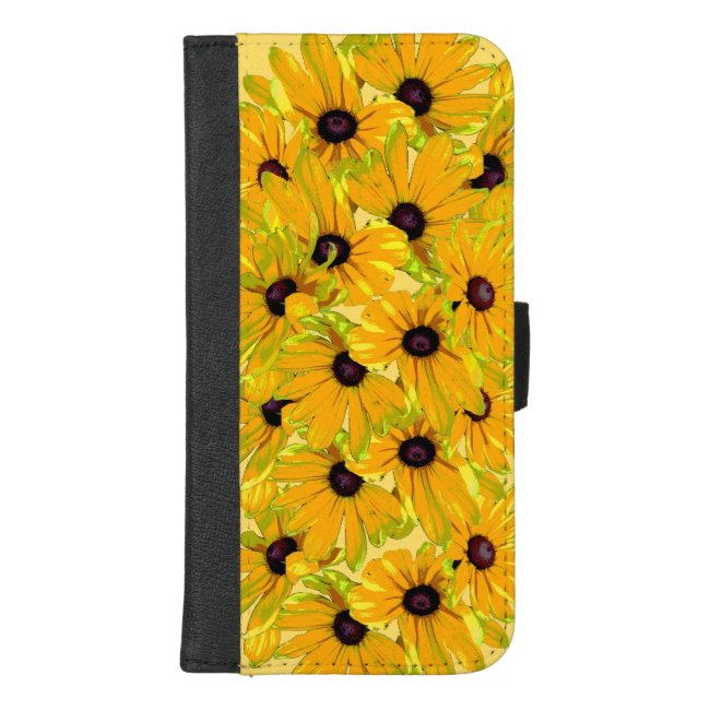 Rudbeckia Flowers iPhone 8/7 Plus Wallet Case