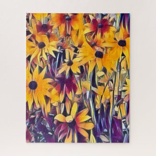 RUDBECKIA FLOWERS JIGSAW PUZZLE