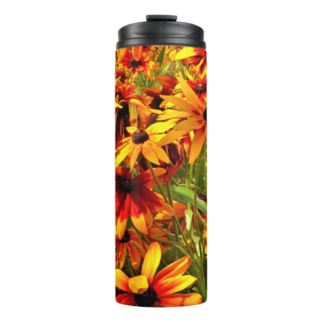 RUDBECKIA FLOWERS   THERMAL TUMBLER (Front)
