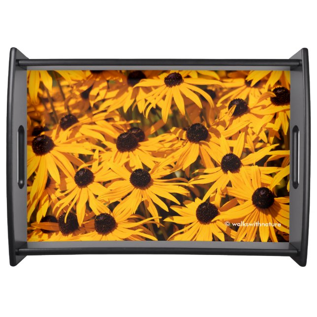Rudbeckia Fulgida / Orange Coneflower Serving Tray (Front)
