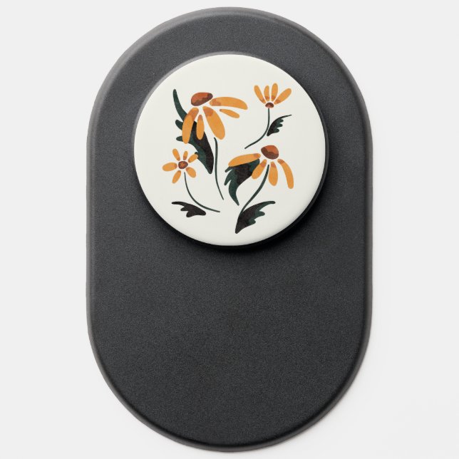 Rudbeckia Hirta Black-Eyed Susan Aesthetic Flowers PopSocket (Popsocket)