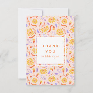 Rudbeckia Thank You Card