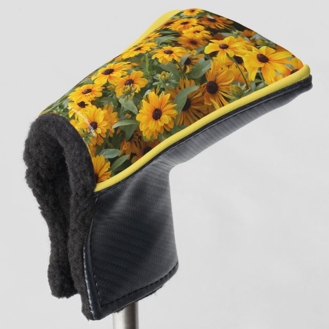Rudbeckias / A Bed of Black-Eyed Susans Golf Head Cover (3/4 Front)