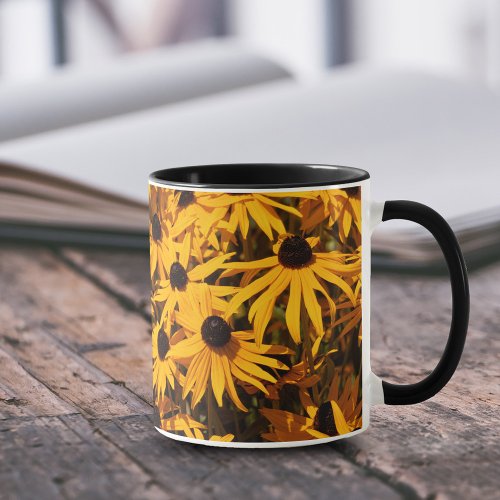 Rudbeckias Black_Eyed Susans Yellow Coneflowers Mug