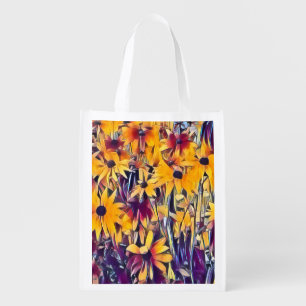 RUDBECKIAS GROCERY BAG