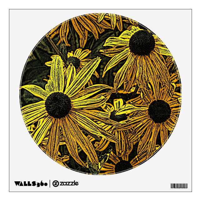 RUDBECKIAS WALL DECAL (Front)