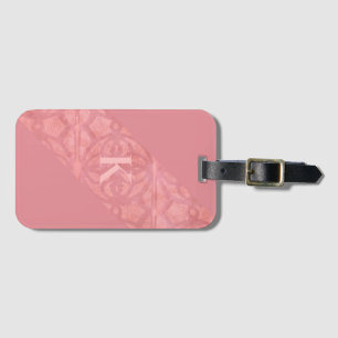 Ruddy Pink Batik Letter Luggage Tag