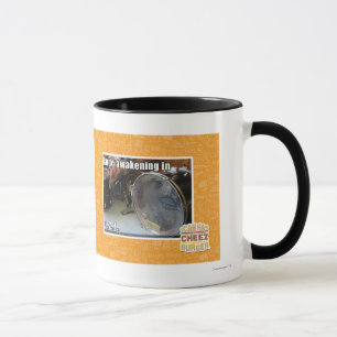 Rude awakening in mug