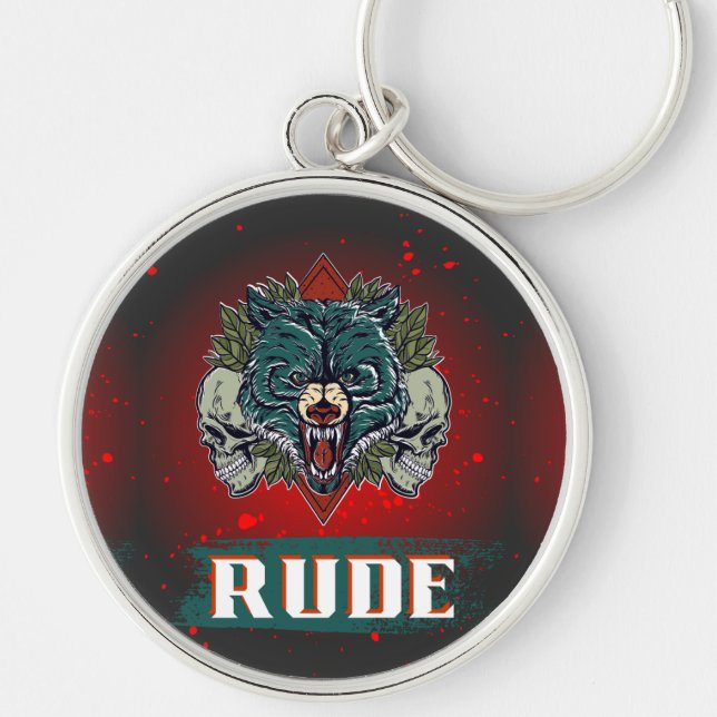 RUDE BEAR STYLE  KEYCHAIN (Front)