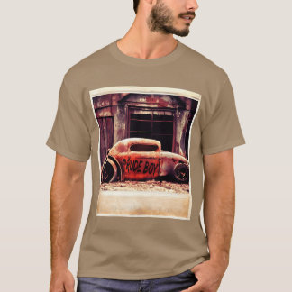 Rude boy hot rod car boy gift T-Shirt