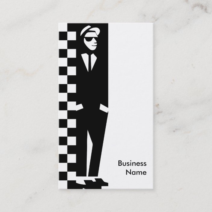 Rude Boy Ska Business Card Zazzle Com