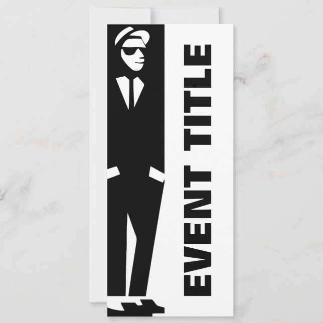 rude boy : ska invitation (Front)