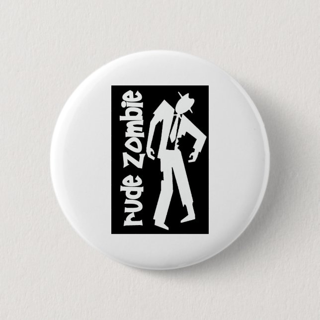 Rude Boy Zombie Button (Front)