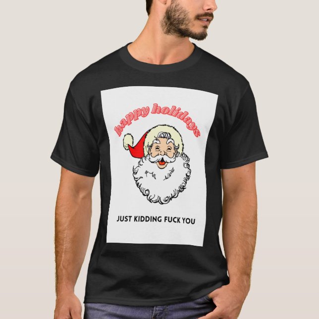 Rude Christmas  Essential T-Shirt (Front)