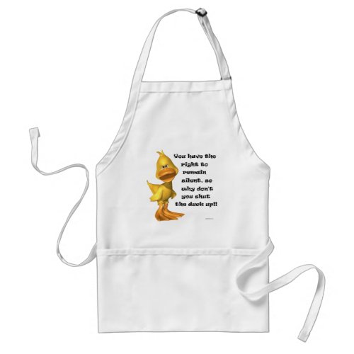 Rude Duck Adult Apron