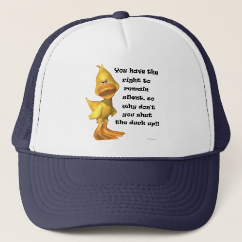 Rude Duck Trucker Hat