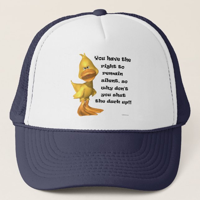 Rude Duck Trucker Hat (Front)