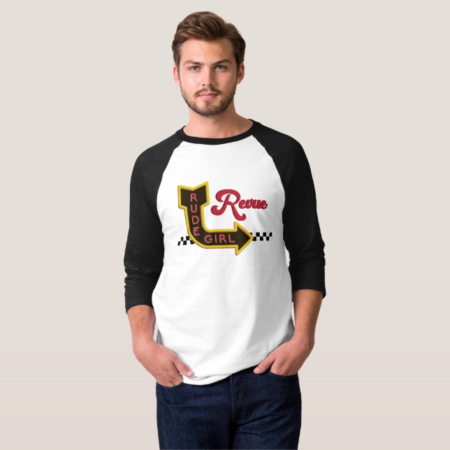 Rude Girl Revue original logo T-Shirt (Front Full)