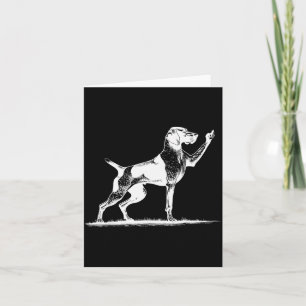 Rude Inter Dog Hole German Shorthaired Inter Dog Card
