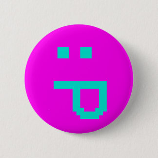 rude pinback button