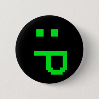 rude pinback button