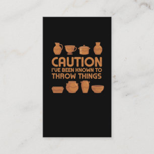 Rude Pottery Art Humor Sculpture Hobby Business Card