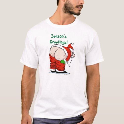 Rude Santa T_shirt
