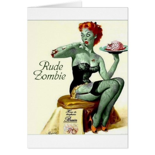 Rude Zombie "The First Bite" Cards (Front)