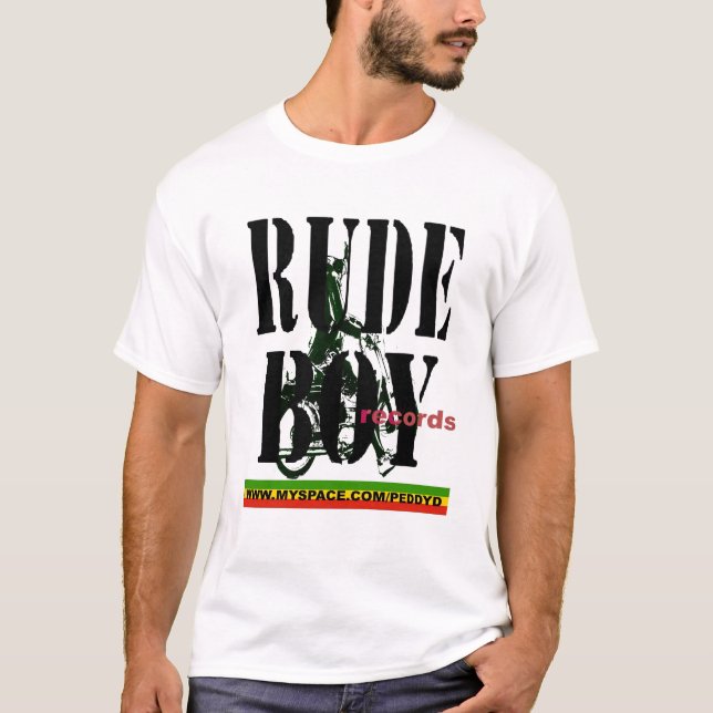 RUDEBOY BIKE FLAG T-Shirt (Front)