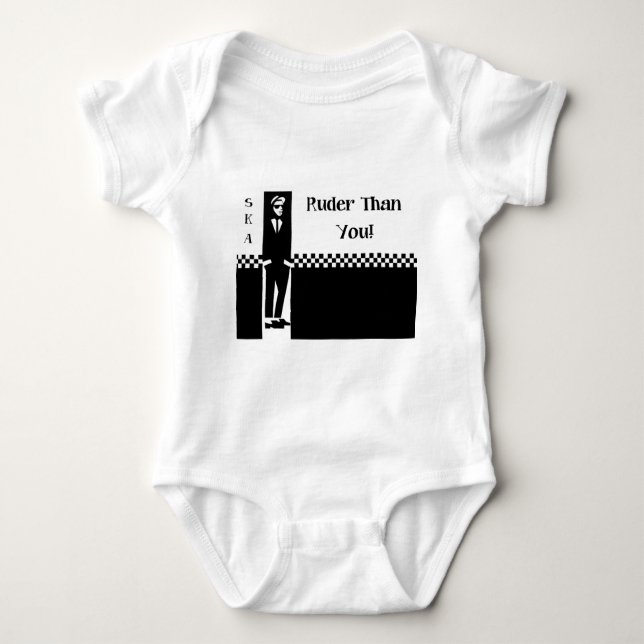RUDER THAN YOU. BABY BODYSUIT (Front)