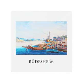Rüdesheim, Germany 01B Metal Print