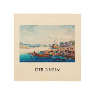 Rüdesheim, Germany 01C Wood Wall Art