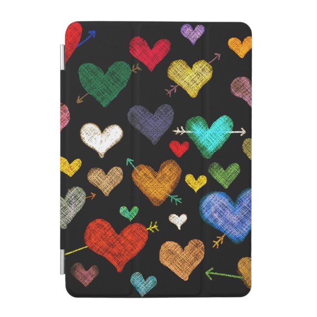 RUDETEQUILA HEARTS iPad MINI COVER (Front)