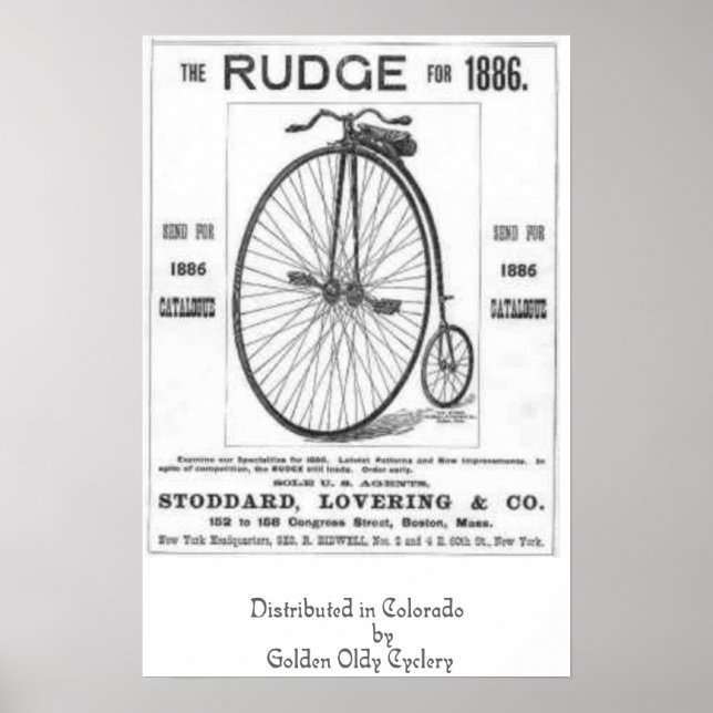 Rudge Cycles Poster (Front)