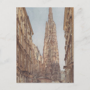 Rudolf Alt- The St. Stephen's Cathedral in Vienna Postcard