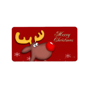 Rudolf Christmas Gift Tag