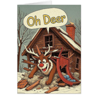 Rudolf gone wrong cards