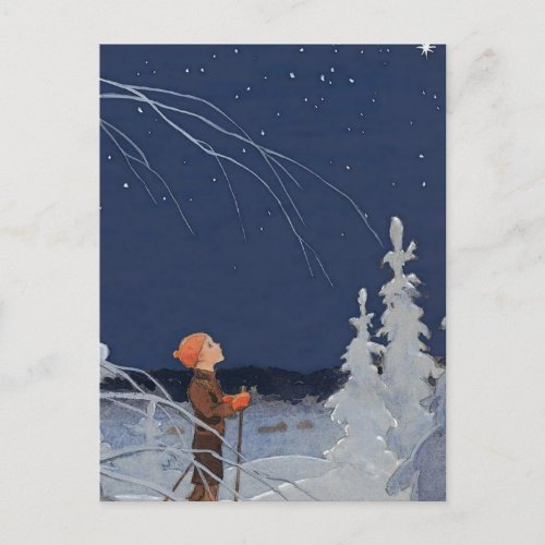 Rudolf Koivu The Boy and the Star Postcard