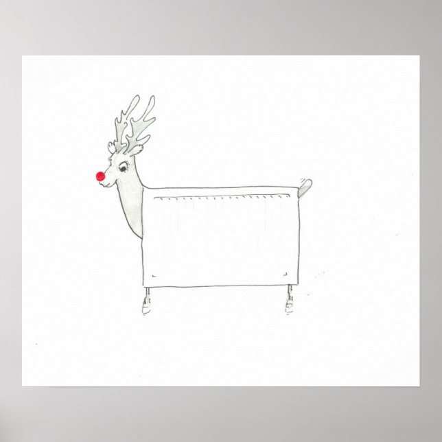 Rudolf the Red Nosed Radiator Poster (Front)