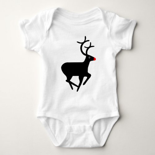 Rudolf the Red Nosed Reindeer Baby Bodysuit