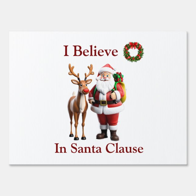 Rudolf the red nosed reindeer sign (Front)