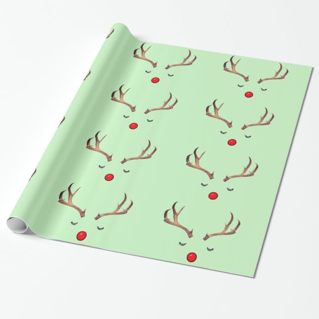 Rudolph 6 Wrapping Paper (Unrolled)