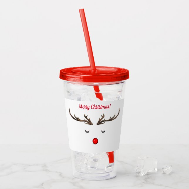 Rudolph Acrylic Tumbler (Front Ice)